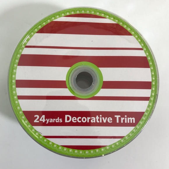 Wired Decorative Trim 0.5" x 24 Yds Christmas Trim - Picture 3 of 5